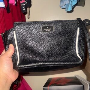 Kate Spade Black Textured Crossbody Bag